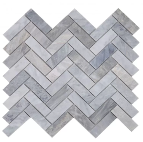 Herringbone Italian Grey - marble tile